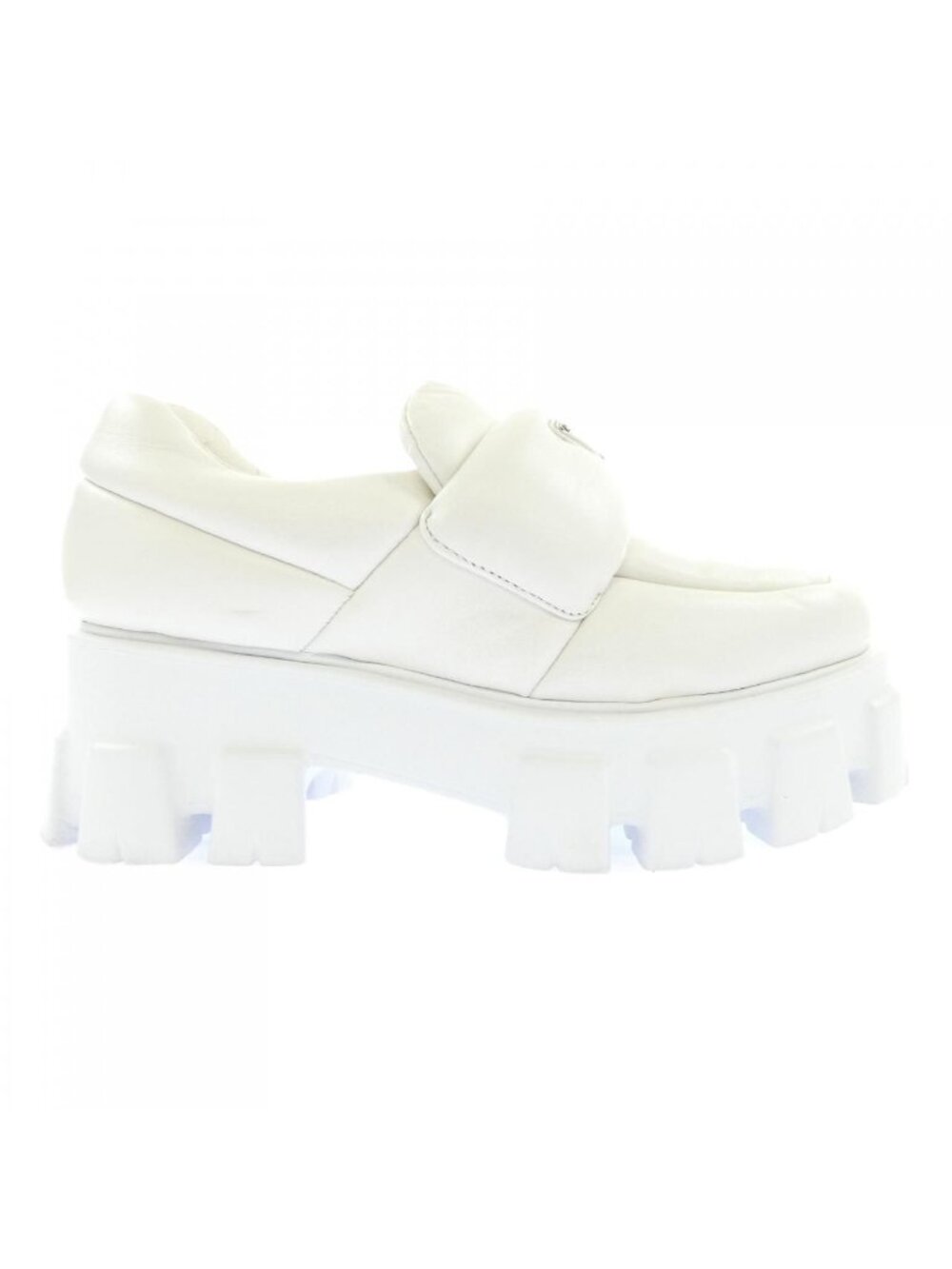 Prada Soft Padded Triangle Logo Shoes